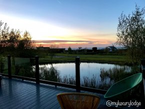 sunset off deck